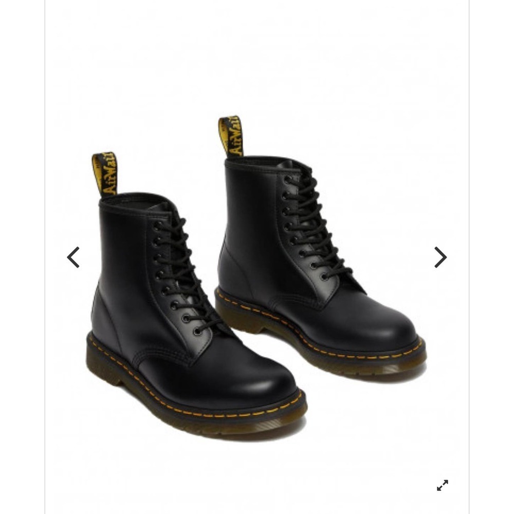Dr. Martens EUC 1460 SMOOTH Ankle Boots 11822 Black Size 37 EU 6 US Leather